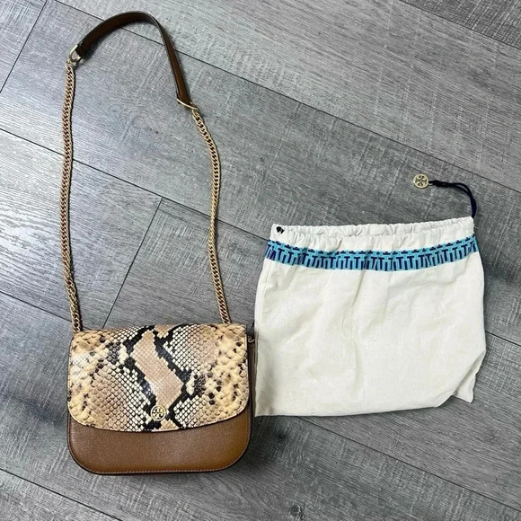 Tory Burch Robinson Exotic Convertible
Shoulder Bag $598 - Picture 8 of 11